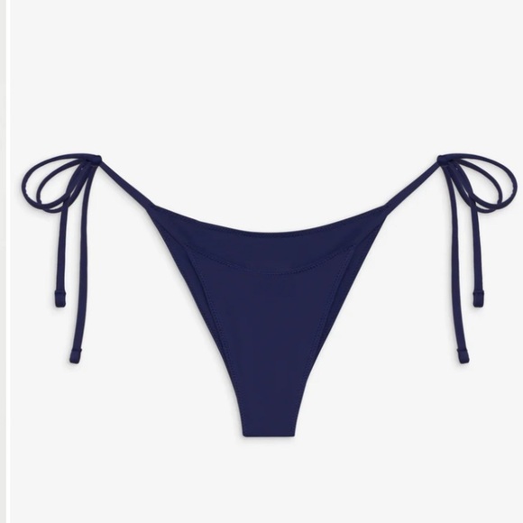Frankie's Bikinis Navy Blue String Bikini - Picture 9 of 10